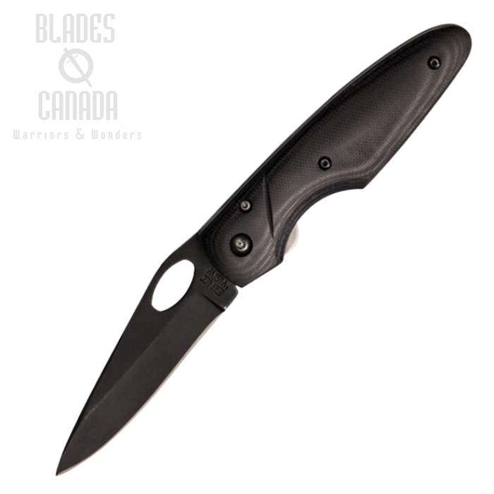 Bear & Son Sideliner Linerlock, Black G10, BCG10